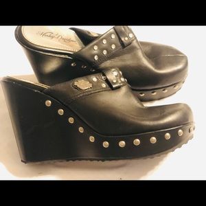 Harley Davidson wedge mule